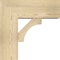 Ekena Millwork Westlake Block Rough Sawn Bracket w/ Offset Brace, Douglas Fir, 8"W x 20"D x 20"H BKT0806X20X20WTL05RDF - alternate 3